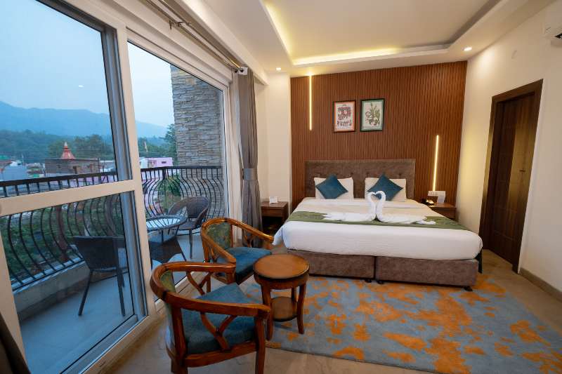 Holywater by Ganga Kinare, Rishikesh - Superior with Balcony Room