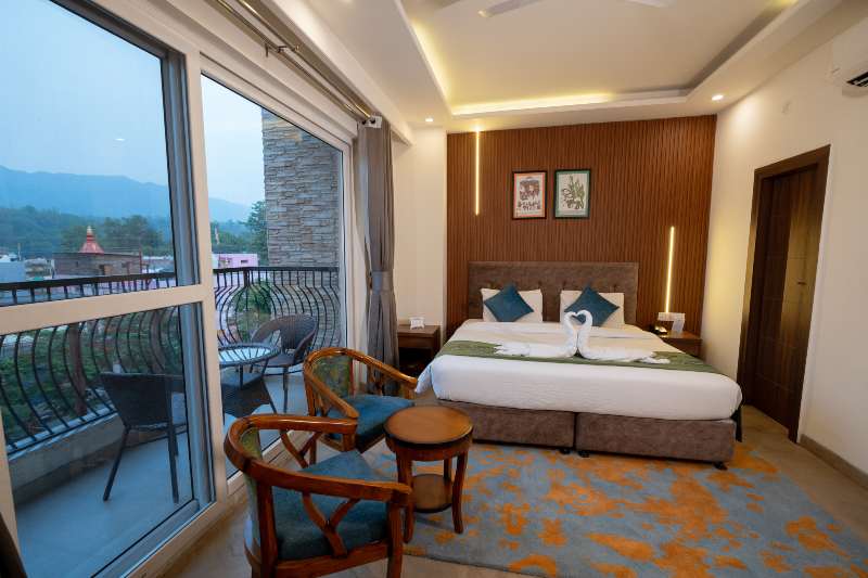 Holywater by Ganga Kinare, Rishikesh - Superior with Balcony Room1